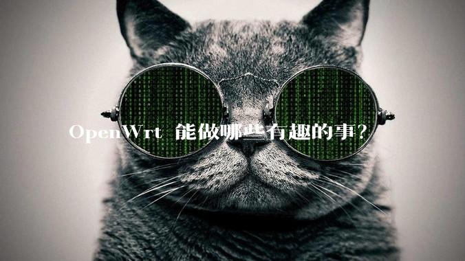 OpenWrt 能做哪些有趣的事？