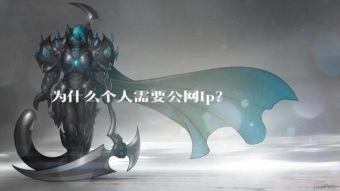 为什么个人需要公网ip？